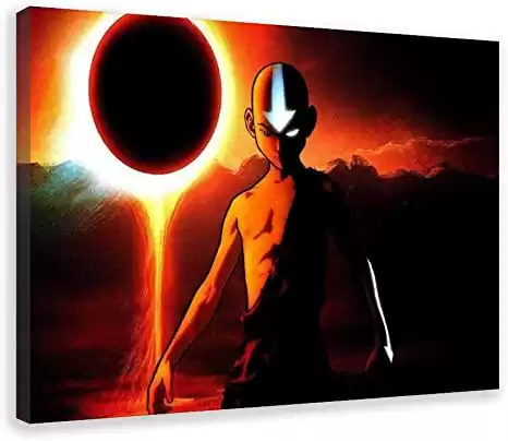 Avatar The Last Airbender Wallpaper Aang Canvas Poster