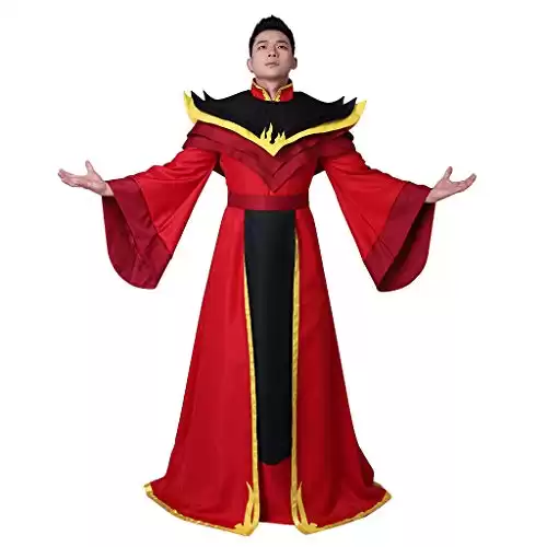 Men's Suit for Fire Lord Ozai Cosplay Costume