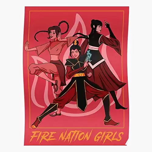 Fire Nation Girls Wall Decoration Poster