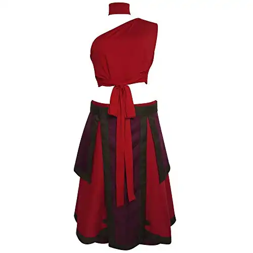 Katara Fire Nation Outfit With Purple Apron