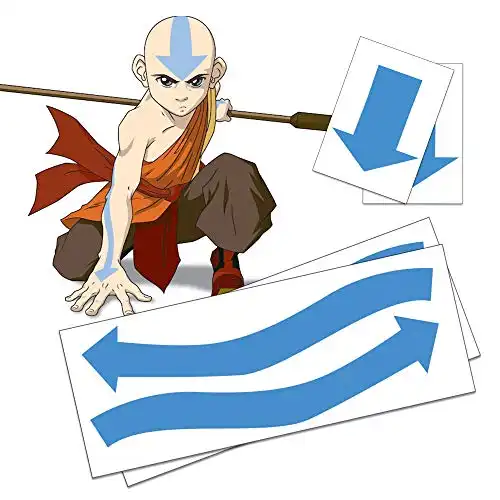 Avatar The Last Airbender Temporary Tattoos (Pack of 2)