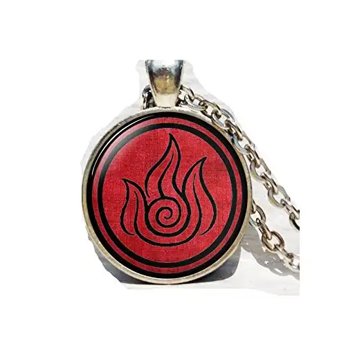 Fire Nation Pendant Necklace Jewelry